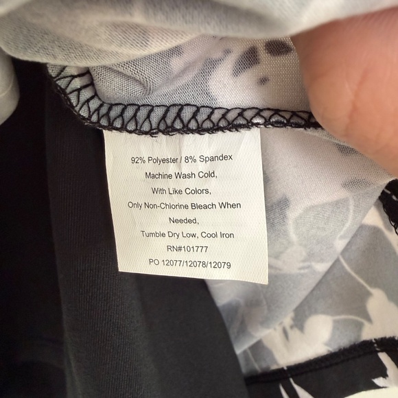 Tranquility by Colorado Clothing Ladies Lightweight Floral Athletic Skort Large - Picture 5 of 6